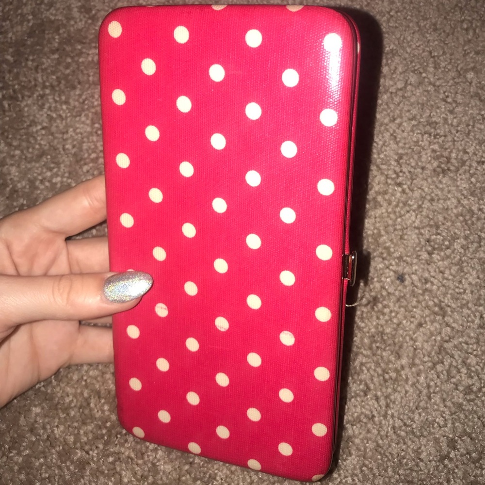 Pink Polka Dot Wallet